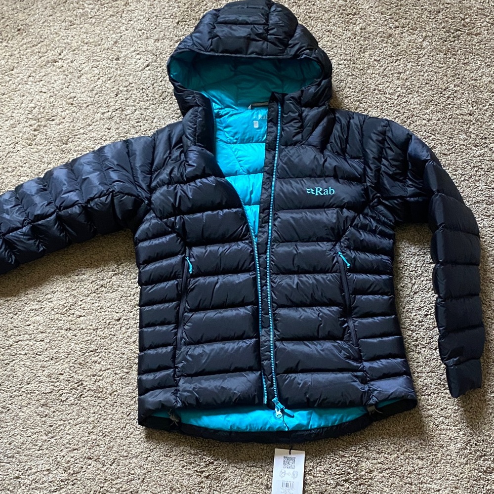 Rab Women's Navy Puffer Jacket